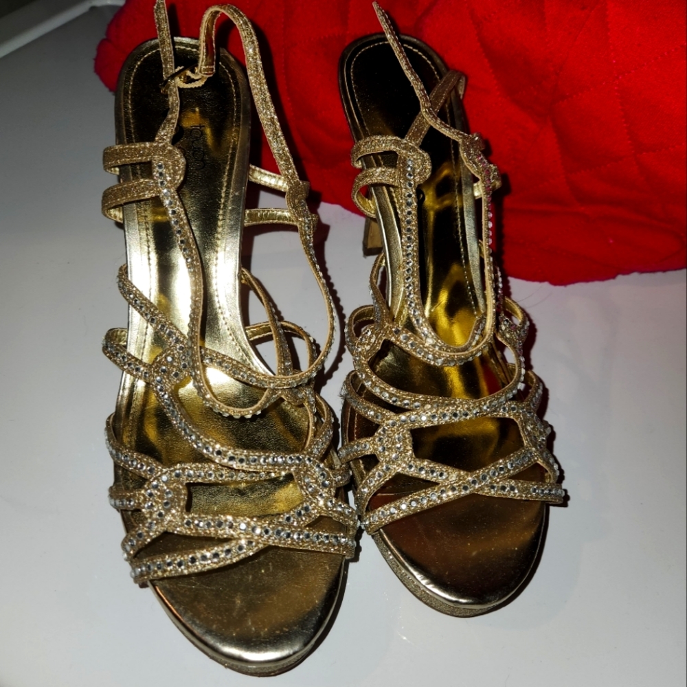 Golden heels